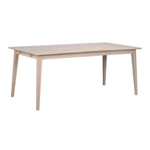 Lakierowany matowy stół z drewna dębowego Rowico Mimi, 180 x 90 cm obraz