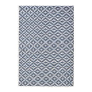 Niebieski dywan odpowiedni na zewnątrz NORTHRUGS Karo, 140x200 cm obraz