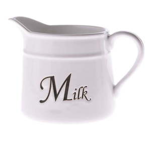 Biały mlecznik ceramiczny Dakls, 460 ml obraz