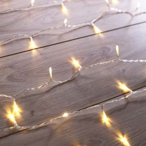 Przedłużenie przezroczystej girlandy świetlnej LED DecoKing Christmas, 200 lampek, dł. 1 m obraz