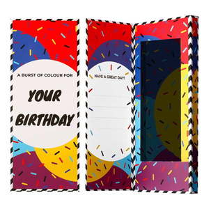 Opakowanie podarunkowe na skarpetki Ballonet Socks Happy Birthday Socks Card obraz