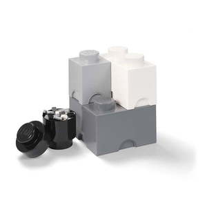 Zestaw 4 plastikowych pudełek LEGO®, 25x25x33 cm obraz