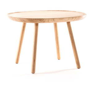 Naturalny stolik z litego drewna EMKO Naïve, ø 64 cm obraz