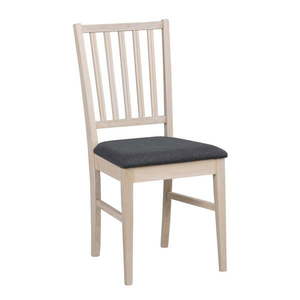Szare dębowe krzesło do jadalni Rowico Filippa obraz