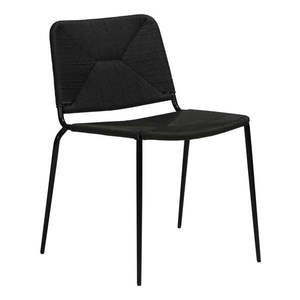 Czarne krzesło DAN-FORM Denmark Stiletto obraz