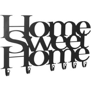 Wieszak ścienny z sześcioma haczykami, Home Sweet Home obraz