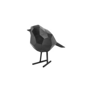 Czarna figurka dekoracyjna w kształcie ptaszka PT LIVING Bird Small Statue obraz