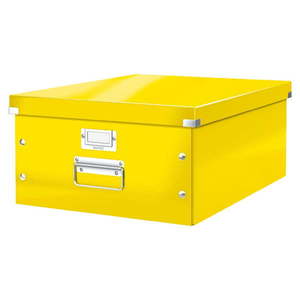 Żółte pudełko do przechowywania Click&Store – Leitz obraz