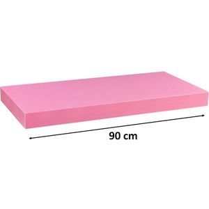 Półka ścienna STILISTA Volato różowa, 90 cm obraz
