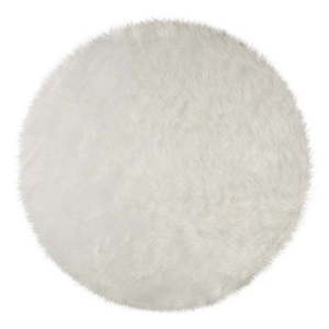 Biały okrągły dywan Flair Rugs Sheepskin, ⌀ 120 cm obraz