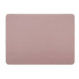 Różowa mata stołowa z imitacji skóry ZicZac Togo, 33x45 cm obraz