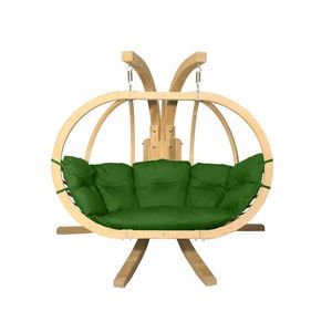 Zestaw: stojak Sintra + fotel Swing Chair Double (3), zielony Sintra + Swing Chair Double (3) obraz