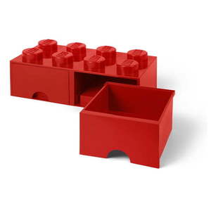 Czerwony pojemnik z 2 szufladami LEGO® obraz