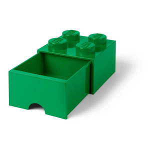 Zielony pojemnik z szufladą LEGO® obraz