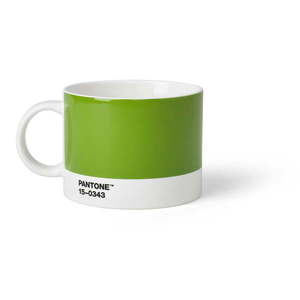Zielony ceramiczny kubek 475 ml Green 15-0343 – Pantone obraz