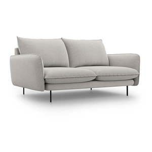 Jasnoszara sofa Cosmopolitan Design Vienna, 160 cm obraz