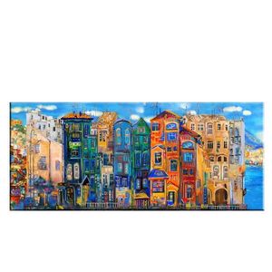 Obraz Tablo Center Colorful Houses, 140x60 cm obraz