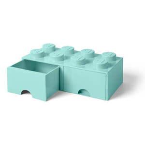 Miętowy pojemnik z 2 szufladami LEGO® obraz