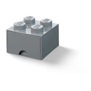 Ciemnoszary dziecięcy pojemnik z szufladą LEGO® obraz
