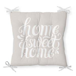 Poduszka na krzesło z domieszką bawełny Minimalist Cushion Covers Home Sweet Home, 40x40 cm obraz