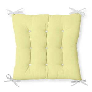 Poduszka na krzesło z domieszką bawełny Minimalist Cushion Covers Lime, 40x40 cm obraz