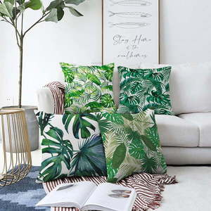 Zestaw 4 poszewek na poduszki Minimalist Cushion Covers Summer Jungle, 55x55 cm obraz