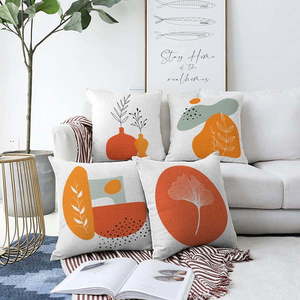 Zestaw 4 poszewek na poduszki Minimalist Cushion Covers Glam, 55x55 cm obraz