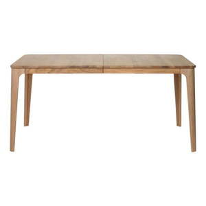 Stół rozkładany z drewna białego dębu Unique Furniture Amalfi, 160 x 90 cm obraz