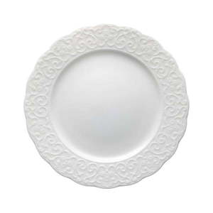 Biały talerz porcelanowy Brandani Gran Gala, ⌀ 21 cm obraz