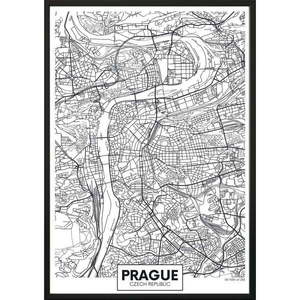 Plakat DecoKing Map Prague, 70x50 cm obraz