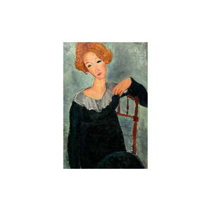 Reprodukcja obrazu Amedea Modiglianiego Woman with Red Hair – Fedkolor, 40x60 cm obraz