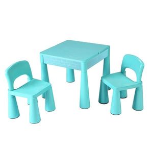 New Baby Komplet dla dzieci stolik i krzesełka 3 elem., miętowy obraz