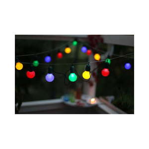 Kolorowa girlanda świetlna LED odpowiednia na zewnątrz Star Trading Party, dł. 5, 7 cm obraz