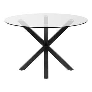 Okrągły stół do jadalni ze szklanym blatem La Forma, ø 119 cm obraz