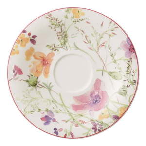 Porcelanowy spodek z motywem kwiatów Villeroy & Boch Mariefleur Tea, ⌀ 16 cm obraz