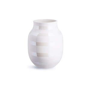 Biały kamionkowy wazon Kähler Design Omaggio, wys. 20 cm obraz