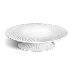 Biała porcelanowa patera Kähler Design Hammershoi Cake Dish, ⌀ 30 cm obraz