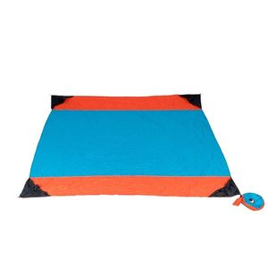 Beach blanket, pomarańczowo-niebieski TMBB obraz