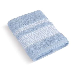 Ręcznik kąpielowy Grecka kolekcja jasnoniebieski, 70 x 140 cm, 70 x 140 cm obraz