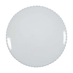 Biały talerz kamionkowy Costa Nova Pearl, ⌀ 28 cm obraz
