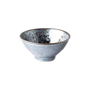 Czarno-szara miska ceramiczna MIJ Pearl, ø 16 cm obraz