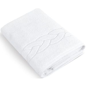 Hotelowy ręcznik kąpielowy biały, 70 x 140 cm obraz
