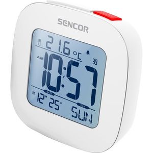 Sencor SDC 1200 W zegar z budzikiem, biały obraz