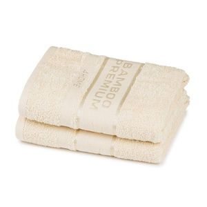 4Home Ręcznik Bamboo Premium kremowy, 30 x 50 cm, komplet 2 szt. obraz