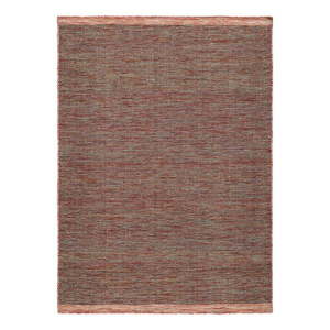 Czerwony wełniany dywan Universal Kiran Liso, 60x110 cm obraz