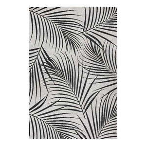 Czarno-szary dywan odpowiedni na zewnątrz Ragami Flora, 160x230 cm obraz