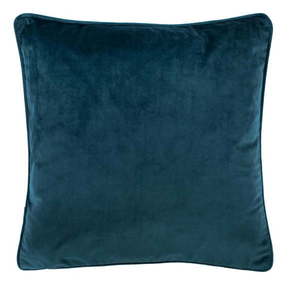 Ciemnoniebieska poduszka Tiseco Home Studio Velvety, 45x45 cm obraz