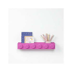 Dziecięca różowa półka ścienna LEGO® Sleek obraz