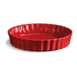 Czerwona ceramiczna forma do ciasta Emile Henry, ⌀ 28 cm obraz