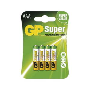 Zestaw 4 baterii alkalicznych EMOS GP Super AAA obraz